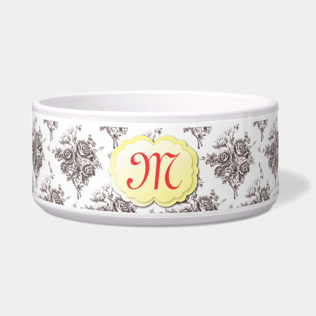 Écuelle Monogram Toile pour animaux de compagnie Bowl (Devant)