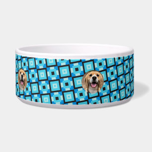 Écuelle Monogramme minimaliste Chien Maman Nom personnalis