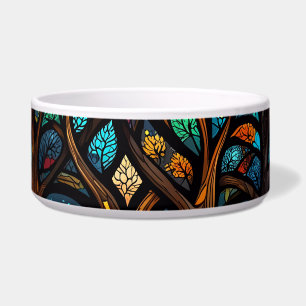 Écuelle Mosaïque colorée verre tendu Arbre design effet