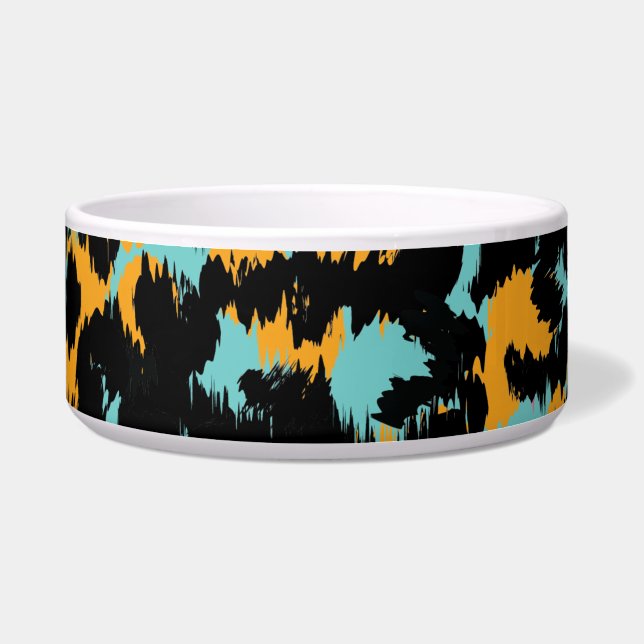 Écuelle Motif animal coloré Nom noir      (Devant)