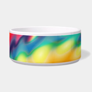 Écuelle Motif arc-en-ciel psychédélique de Tie Dye