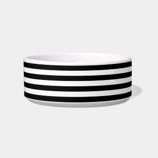 Écuelle Motif Black White Stripes {choisissez votre couleu
