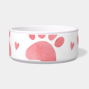 Écuelle Motif d'aquarelle Cat Paws