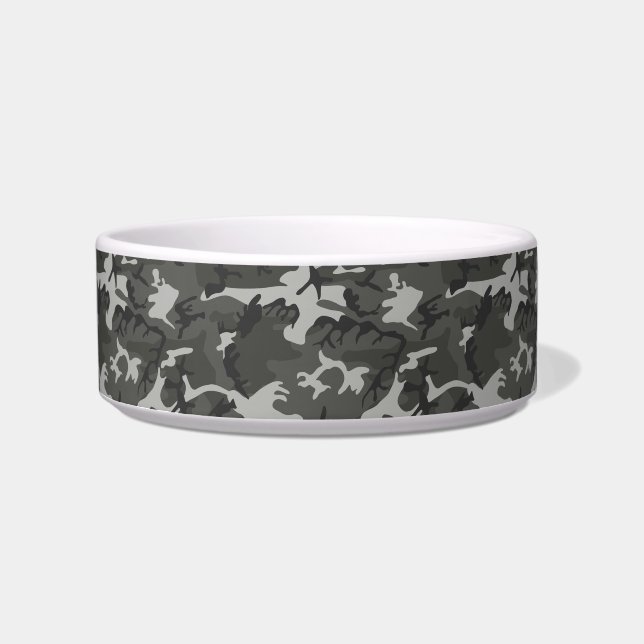 Écuelle Motif de Camouflage gris, Motif militaire, Armée (Devant)