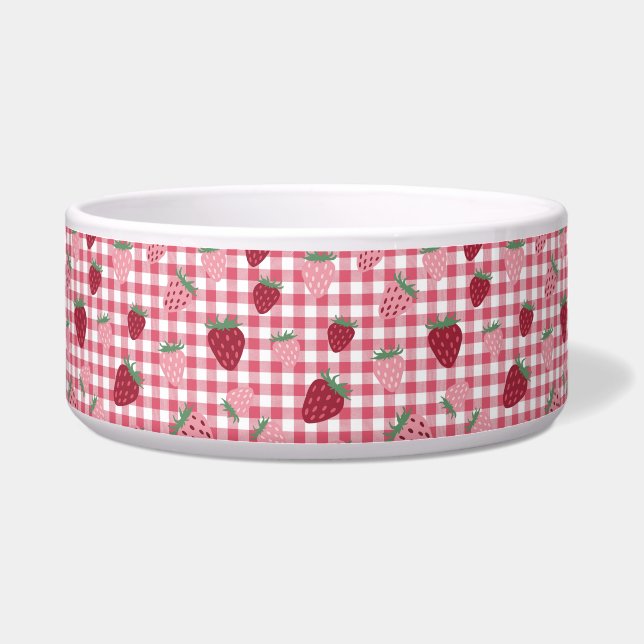 Écuelle Motif de champ fraise (Devant)