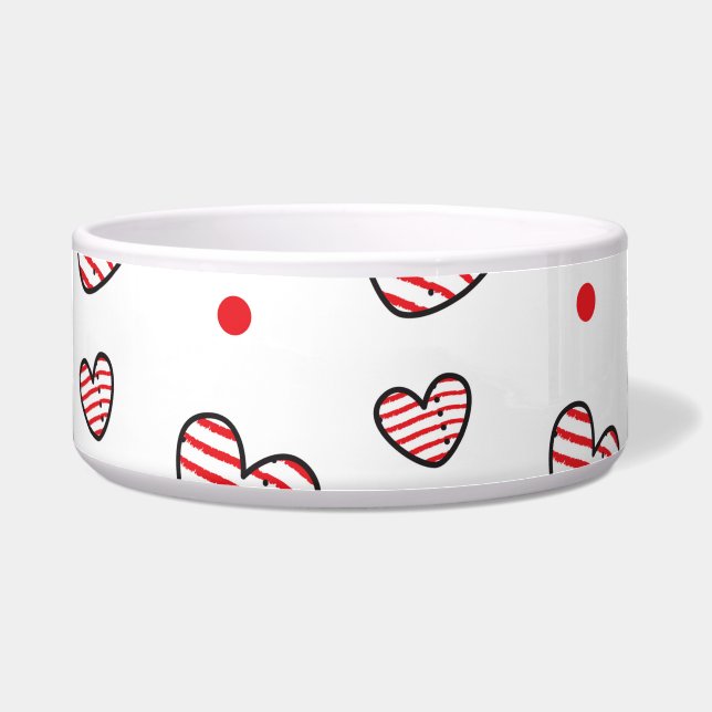 Écuelle Motif de coeur 21 (Devant)