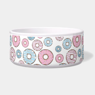 Écuelle Motif De Donuts, Donuts Roses, Donuts Bleus