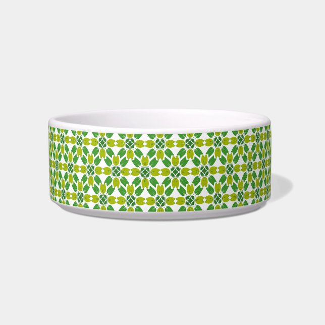 Écuelle Motif de feuille, motif de feuilles, feuilles vert (Devant)