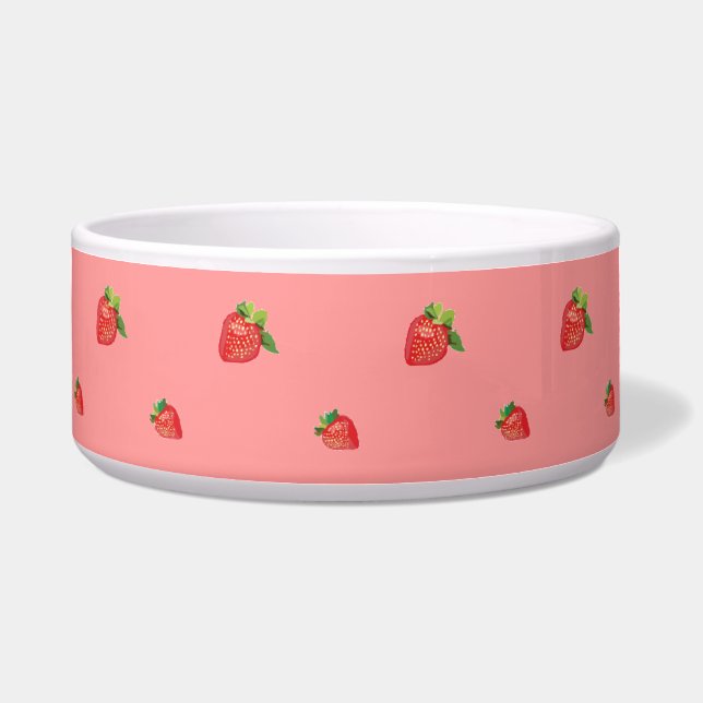 Écuelle Motif de fraises (Devant)