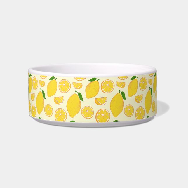ÉCUELLE MOTIF DE FRUIT FRAIS AU CITRON (Devant)