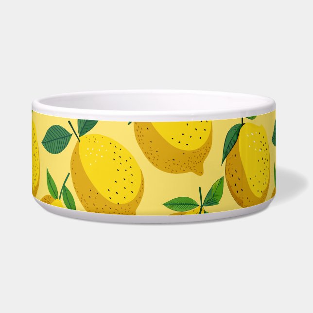 ÉCUELLE MOTIF DE FRUIT FRAIS AU CITRON (Gauche)