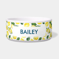 Motif de fruits aux citrons jaunes