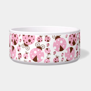 Écuelle Motif De Ladybugs, Mignons Ladybugs, Pink Ladybugs