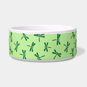 Écuelle Motif de libellule japonaise, vert jade clair