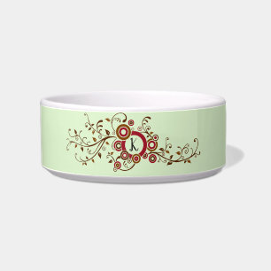 Écuelle Motif de lierre avec le monogramme