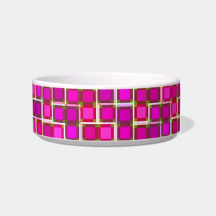 Écuelle Motif de mosaïque rose