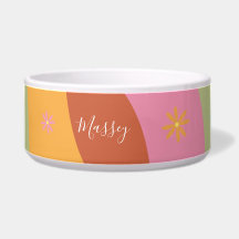 Motif de nom floral groovy