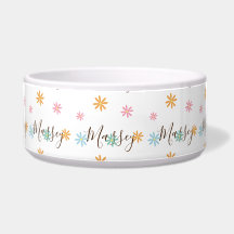 Motif de nom floral groovy