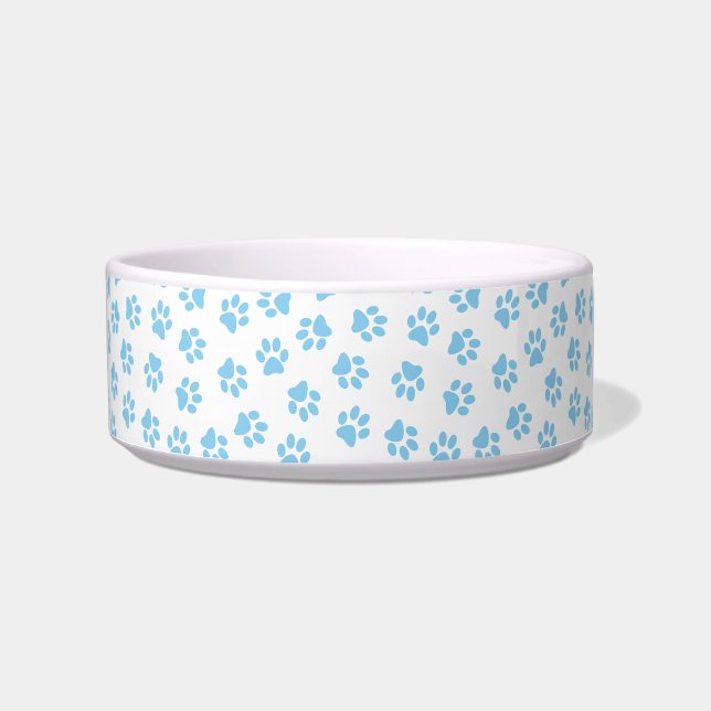 Écuelle Motif De Pâtes, Poches De Chien, Bébé Pâtes Bleues (Devant)