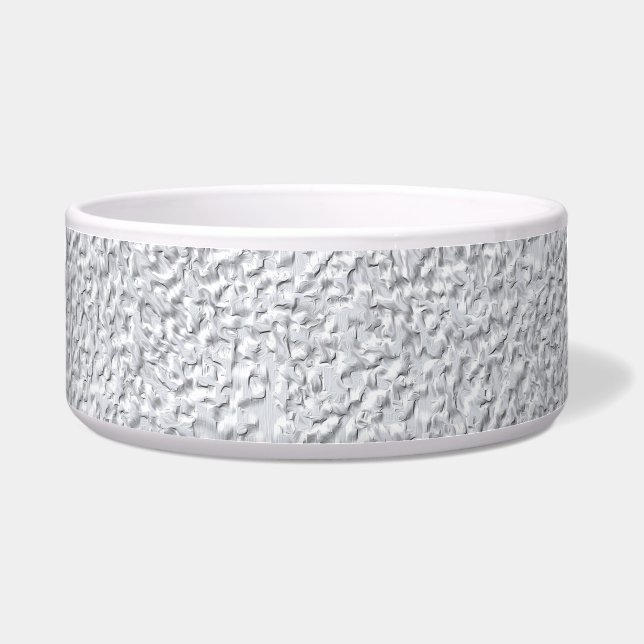 Écuelle Motif de texture en pierre grise en béton (Devant)