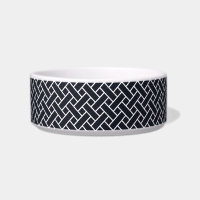 Motif de tissage de la Marine Orientale Bleu Blanc