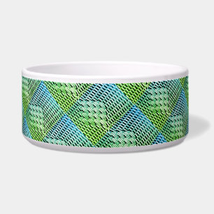 Écuelle Motif de tissage métallique industriel moderne