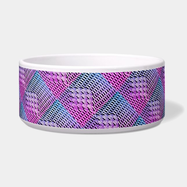 Écuelle Motif de tissage métallique industriel moderne (Devant)