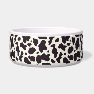 Écuelle Motif de vache noir et blanc Imprimer