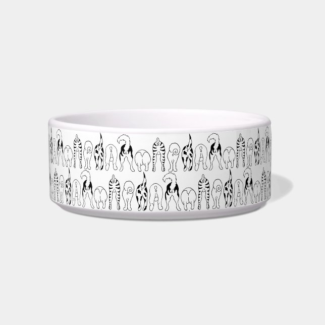 Écuelle Motif des boutons de chien (Devant)