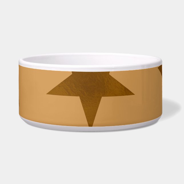 Écuelle Motif des étoiles d'or 14 (Devant)