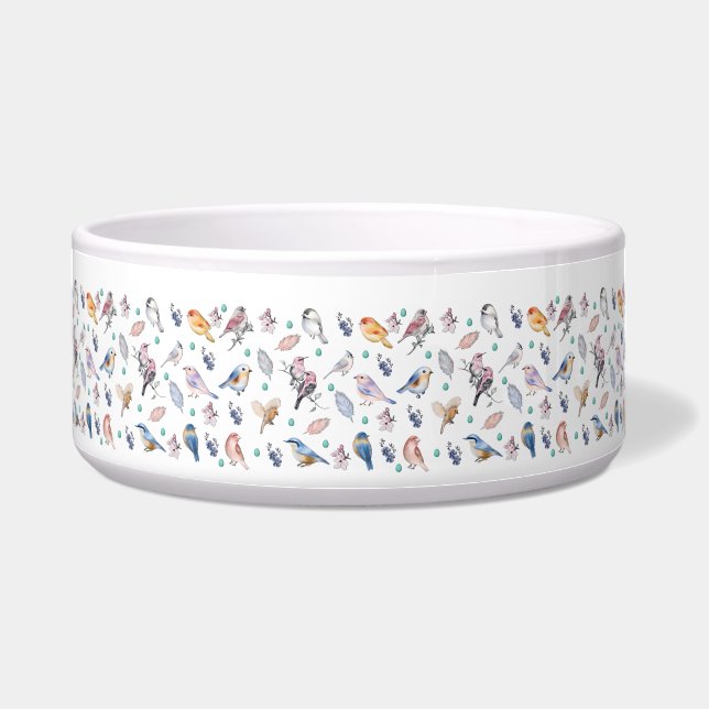 Écuelle Motif des oiseaux de printemps (Devant)