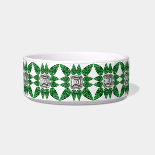 Écuelle Motif diamant en forme de poire verte