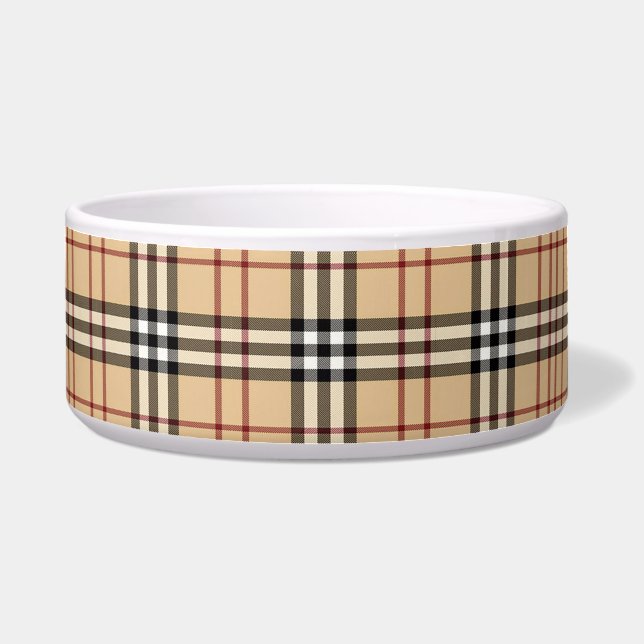 Écuelle Motif écossais de Tartan (Devant)
