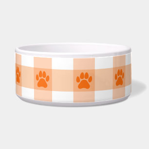 Écuelle Motif Empreinte de patte Orange - Joli Conception