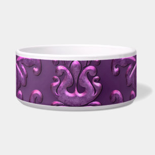 Écuelle Motif en aluminium vintage abstrait