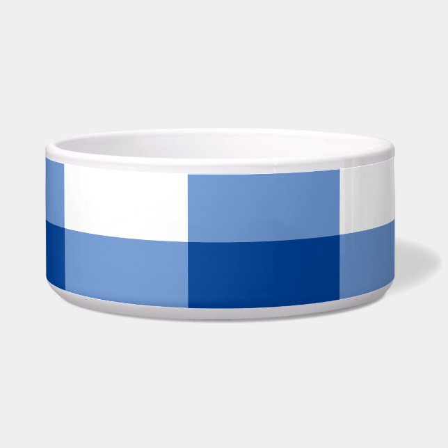 Écuelle Motif en vichy bleu (Droite)