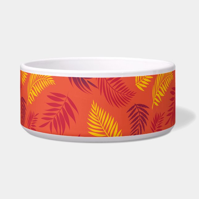 Écuelle Motif Feuille tropical 18 (Devant)