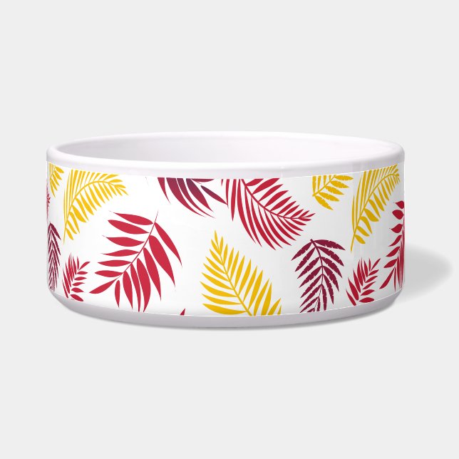 Écuelle Motif Feuille tropical 20 (Devant)