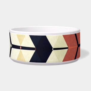 Écuelle Motif géométrique Carré Hexagon coloré