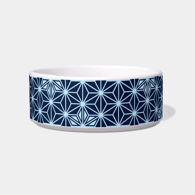 Écuelle Motif japonais Asanoha - bleu indigo (Gauche)