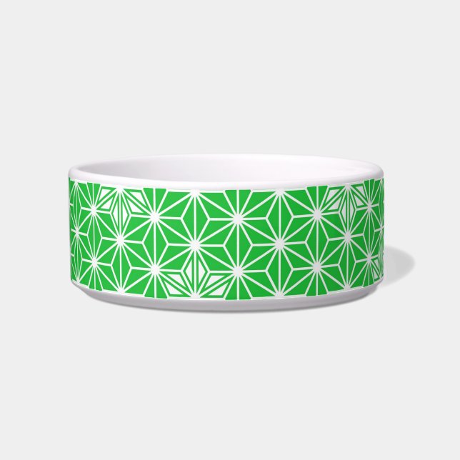 Écuelle Motif japonais Asanoha - vert jade (Gauche)