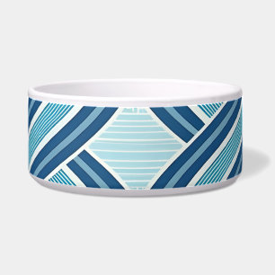 Écuelle Motif Lignes Bleues