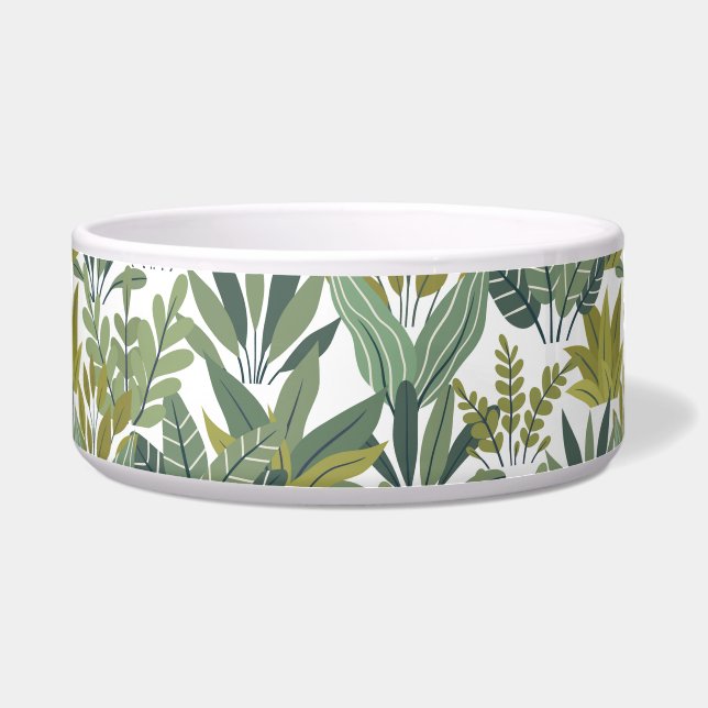 Écuelle motif plante (Devant)