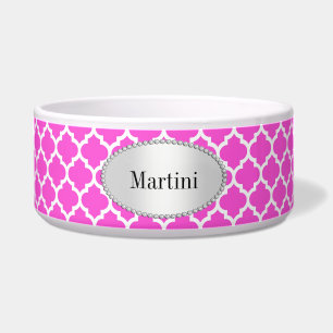 Écuelle Motif Quatrefoil Marocain Rose chaud #5