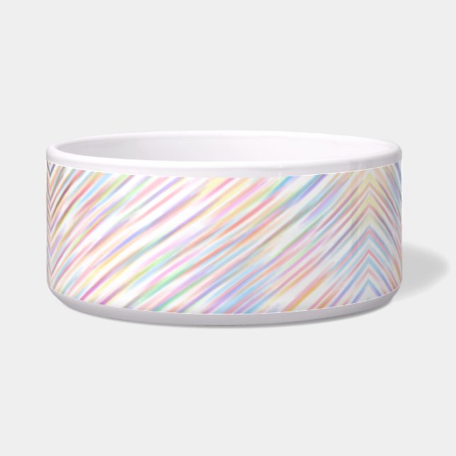 Écuelle Motif simple moderne à bandes arc-en-ciel (Devant)