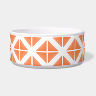 Écuelle Motif triangle Orange tendance