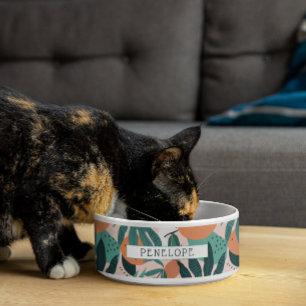 Écuelle Motif tropical Abstrait moderne   Monogramme