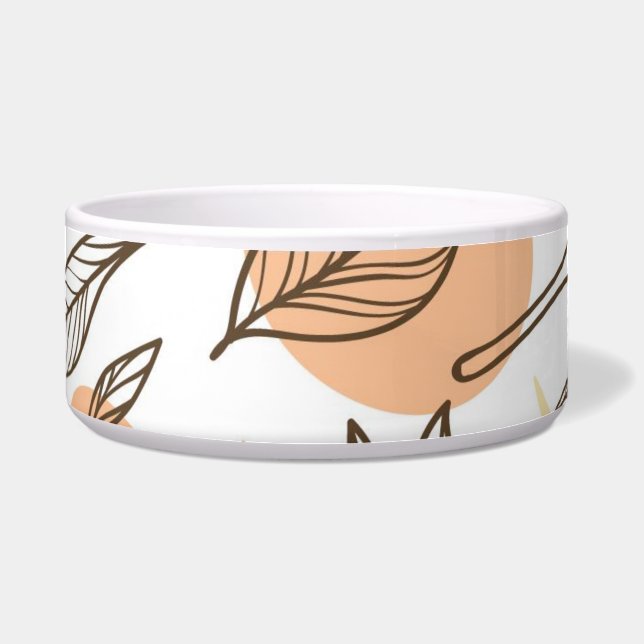 Écuelle Motif tropical d'été dessiné à la main (Devant)