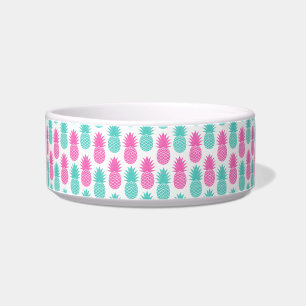 Écuelle Motif tropical turquoise rose Girly d'ananas