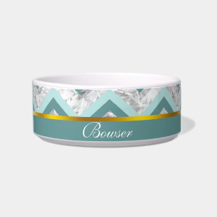 Écuelle Motif turquoise et Crystal Zigzag